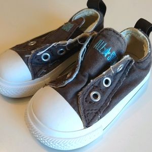Toddler Converse size 4 baby blue and grey